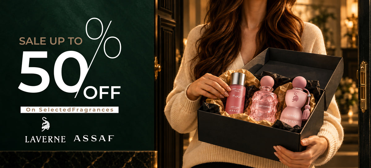 Gulf Amber offers on authentic Arabian perfumes from Laverne and Assaf