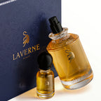 Soir perfume bottle by Laverne, unisex fragrance
